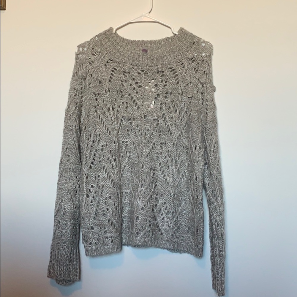 Gray sweater